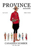 Modified Magazine cover featuring the Royal Canadian Mounted Police.  Tourist ladies taking photos of a Handsome Canadian Mounted Policeman, Mountie _Get your man,_ art by C. F. Peters.  The original "Life magazine" issue was dated June 28th 1923. Po