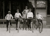 A typical group of Postal Messengers in Norfolk, Va. Smallest on left end, Wilmore Johnson, been there one year. Works days only. The Postal boys are not nearly so young, in Norfolk and also in other Virginia cities, as are the Western Union boys. Po