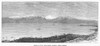 Strait Of Juan De Fuca. /Nthe Strait Forming Part Of The Boundary Between The United States And Canada. Mount Olympus In The State Of Washington Is In The Background. Wood Engraving, English, 1872. Poster Print by Granger Collection - Item # VARGRC00