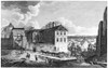 Quebec: Ruins, 1761. /Nview Of The Bishop'S House At Quebec, Canada, Showing Ruins Resulting From The British Siege Of 1759, During The French And Indian War. Line Engraving, English, 1761, After A Drawing By Richard Short. Poster Print by Granger Co