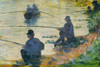 Fishermen.  High quality vintage art reproduction by Buyenlarge.  One of many rare and wonderful images brought forward in time.  I hope they bring you pleasure each and every time you look at them. Poster Print by George Seurat - Item # VARBLL058771