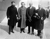 Albert Einstein (1879-1955). /Namerican (German-Born) Theoretical Physicist. Photographed With Zionist Leaders David N. Mosessohn, Chaim Azriel Weizmann And Menachem Ussischkin During A Visit To The United States In 1921. Poster Print by Granger Coll