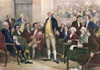 George Washington/N(1732-1799). First President Of The United States. Accepting The Election To Commander In Chief In The Continental Congress, 15 June,1775. Lithograph By Currier & Ives, 1876. Poster Print by Granger Collection - Item # VARGRC004709