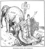 Cartoon: League Of Nations, 1921. 'Triumphant Entry Into Normalcy.' American Cartoon On The Senate Battle Against The League Of Nations Led By Henry Cabot Lodge And Philander Chase Knox. Cartoon By Rollin Kirby, 14 April 1921. Poster Print by Granger