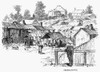 Atlanta: Shanty Town, 1879. /Nafrican American Shanty Town In Atlanta, Georgia, Known As Shermantown, On The Former Site Of General Sherman'S Barracks During The Civil War. Wood Engraving, American, 1879. Poster Print by Granger Collection - Item # V