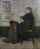 Thomas Carlyle, 1795 _ 1881.  Scottish philosopher, satirical writer, essayist, historian and teacher. After the painting by James McNeill Whistler.  From Bibby's Annual, published 1915 Poster Print by Hilary Jane Morgan / Design Pics - Item # VARDPI