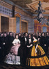 Abraham Lincoln (1809-1865). /N16Th President Of The United States. Lincoln'S Last Reception On The Night Of The Second Inauguration, 4 March 1865. Detail Of A Lithograph, 1865, By Anton Hohenstein. Poster Print by Granger Collection - Item # VARGRC0