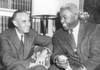 New York_S Governor Averill Harriman Meets With Jackie Robinson. The First African American Player In Major League Baseball Was A Political Independent Who Was Endorsing Harriman For Re-Election Against Republican Nelson Rockefeller. - Item # VAREVCC
