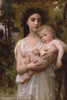 Little Brother.  High quality vintage art reproduction by Buyenlarge.  One of many rare and wonderful images brought forward in time.  I hope they bring you pleasure each and every time you look at them. Poster Print by William Bouguereau - Item # VA