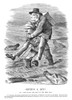 Cartoon: Imperialism, 1884. /N'Getting A Lift! Or, 'The Grand Old Man Of The (Red) Sea.' British Cartoon Showing Major-General Charles George Gordon Carrying British Responsibility Into Khartoum, Sudan, C1884. Poster Print by Granger Collection - Ite Cartoon: Imperialism, 1884. /N'Getting A Lift! Or, 'The Grand Old Man Of The (Red) Sea.' British Cartoon Showing Major-General Charles George Gordon Carrying British Responsibility Into Khartoum, Sudan, C1884. Poster Print by Granger Collection - Ite