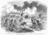 Civil War: Petersburg. /Njames Longstreet'S Texas Brigade Retaking The Union Army'S Position On The James River Before The Siege Of Petersburg During The American Civil War, 16 June 1864. Contemporary Line Engraving. Poster Print by Granger Collectio
