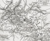 Map illustrating the region of the First Battle of the Aisne, fought along the Rivers Aisne, Oise and Somme, France during WWI.  From The War Illustrated Album Deluxe, published 1915. Poster Print by Hilary Jane Morgan / Design Pics - Item # VARDPI12