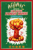 An original firecracker label dating from between 1930 and 1950, made for export, or for internal use in China.  Twenty firecrackers were in this pack.  The exploding nuclear bomb mushroom cloud was designed to catch the attention of children. Poster