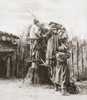 World War I: Anti-Aircraft. /Ntroops Sighting An Anti-Aircraft Gun From A Platform Improvised From The Trunk Of A Tree On The Western Front, Near Verdun, France, During World War I. Photograph, C1916. Poster Print by Granger Collection - Item # VARGR