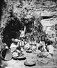 Paiute Camp, C1873. /Nthe Paiute Chief Chuarumpeak (Center) And His Family Seated Outside A Wickiup On The Kaibab Plateau, Near The Grand Canyon In Northern Arizona. Photographed By John K. Hillers, C1873. Poster Print by Granger Collection - Item #