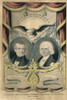 Presidential Election Of 1844. James Polk 1795-1849 And George Dallas 1792-1864 Ran As The Democratic Candidates. Grand National Democratic Banner Describes Polk As 'The Young Hic Kory ' Linking Him With His Political Mentor Andrew - Item # VAREVCHIS