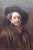 Self Portrait Rembrandt.  High quality vintage art reproduction by Buyenlarge.  One of many rare and wonderful images brought forward in time.  I hope they bring you pleasure each and every time you look at them. Poster Print by Rembrandt - Item # VA