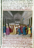 Charlemagne (742-814). /Nking Of The Franks, 768-814, And Emperor Of The West, 800-814. Coronation Of Charlemagne By Pope Leo Iii At Rome On Christmas Day, 800 A.D. Manuscript Illumination By Jean Fouquet, 15Th Century. Poster Print by Granger Collec