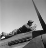 Tuskegee Airman, 1945. /Ncrew Chief Marcellus Smith Of The Tuskegee Airmen 100Th Fighting Squadron, Working On An Airplane At Ramitelli Airfield In Italy. Photograph By Toni Frissell, March 1945. Poster Print by Granger Collection - Item # VARGRC0167