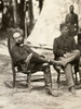 Charles Francis Adams, Jr. /N(1835-1915). American Army Officer, Railroad Executive, And Historian. Adams (Left) Photographed With A Fellow Officer Of The 1St Massachusetts Cavalry At Petersburg, Virginia, During The American Civil War, August 1864.