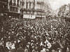World War I: Lille, 1918. /Ncrowds Of Jubilent Residents Listening The The Music Of The Marseillaise In The Grand Square Of Lille, After Liberation From German Occupation During World War I, 1918. Poster Print by Granger Collection - Item # VARGRC040