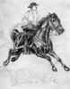 Philip Henry Sheridan /N(1831-1888). American Army Commander. General Sheridan'S Ride From Winchester To Cedar Creek, Virginina, 19 October 1864, During The American Civil War. Contemporary Pencil Drawing By Alfred R. Waud. Poster Print by Granger Co