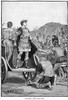 Julius Caesar (100 B.C.-44 B.C.). /Nroman General And Statesman. Caesar Regaining The Loyalty Of Mutinous Soldiers Of The 10Th Legion In The Campus Martius At Rome, 47 B.C. Wood Engraving, 19Th Century. Poster Print by Granger Collection - Item # VAR