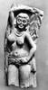 India: Jain Sculpture. /Nsandstone Sculpture Of A Yakshini, A Benevolent Tree Spirit In Sanskrit Mythology, Who Looks After Treasure Hidden In The Earth. From A Jain Stupa At Mathura In Northern India, Kushan Dynasty Ear, 2Nd Century A.D. Poster Prin