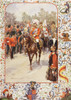 George V, as Field Marshal and British Regiments of which he was colonel.  George Frederick Ernest Albert, 1865 to 1936.  After the painting by Frederic de Haenen from The Illustrated London News, 1910. Poster Print by Hilary Jane Morgan / Design Pic