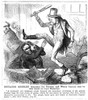 Civil War Cartoon, 1861./Ndictator Greeley: Cartoon From A Northern American Newspaper Of 1861 Lampooning Horace Greeley And His Editorial Reaction To The Confederate Victory Over Union Forces At The (First) Battle Of Bull Run, 21 July 1861. Poster P