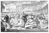 Russian Visit, 1863. /Nthe Great Russian Ball At The Academy Of Music During The Russian Fleet'S Visit To New York In 1863, In The Middle Of The American Civil War. Wood Engraving After Winslow Homer From A Contemporary American Newspaper. Poster Pri