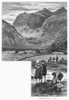 Scotland: Glencoe. /Nview Of The Entrance To The Valley Of Glencoe In The Scottish Highlands, From The Village Of Ballachulish, On Loch Leven. Wood Engraving, C1875, By Edward Whymper After Townley Green. Poster Print by Granger Collection - Item # V
