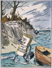 A Pilgrim Landing In America, /N1919: Contemporary Cartoon By Nelson Harding Depicting President Wilson'S Cherished League Of Nations Met By Republican Hostilities Upon Reaching American Shores. Poster Print by Granger Collection - Item # VARGRC00341