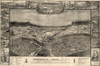 Andersonville Prison, 1864. /Nbird'S-Eye View Of Andersonville Prison, Georgia, Where Union Soldiers Were Held During The American Civil War. Drawn By Thomas O'Dea, As It Appeared On 1 August 1864, When It Held 35,000 Prisoners Of War. Poster Print b