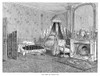 Napoleon Iii (1808-1873). /Nemperor Of The French, 1852-1871. Bedroom At The Home In Camden Place, Chislehurst, England In Which The Emperor Died On 9 January 1873. Contemporary English Engraving. Poster Print by Granger Collection - Item # VARGRC026