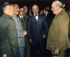 Wwii: Potsdam Conference. /Npremier Joseph Stalin, President Harry S. Truman And Prime Minister Winston S. Churchill On The Opening Day Of The Potsdam Conference: Oil Over A Photograph, 17 July 1945. Poster Print by Granger Collection - Item # VARGRC