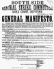 London: Dock Strike, 1889. /Nthe Manifesto Issued By The Strike Committee During The Great London Dock Strike, 15 August-16 September 1889, Joined By Nearly All Of The City'S Riverside Workers. Poster Print by Granger Collection - Item # VARGRC004216