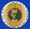 Presidential Campaign, 1936. /Nrepublican Button From The 1936 Presidential Campaign, Supporting The Election Of Alfred Landon, Whose Portrait Is Shown In A Sunflower Design Representing His Home State Of Kansas. Poster Print by Granger Collection -