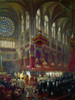 Paris: Notre Dame, 1841. /Nthe Baptism Of The Count Of Paris At Notre Dame. Oil On Canvas By Eug�Ne Viollet-Le-Duc, 1841, A Few Years Before He Began The Restoration Of The Cathedral In Paris, France. Poster Print by Granger Collection - Item # VARGR