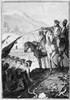 Saratoga: Surrender, 1777. /Nsurrender Of British General John Burgoyne To General Horatio Gates At Saratoga, New York, 17 October 1777, In The Revolutionary War. Drawing, German, By Johann Heinrich Ramberg, 1784. Poster Print by Granger Collection -