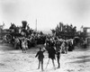 The Iron Horse, 1924. /Nthe Joining Of The Central Pacific And Union Pacific Railroads At Promontory Point, Utah, 10 May 1869. Scene From The Silent Film 'The Iron Horse' Directed By John Ford, 1924. Poster Print by Granger Collection - Item # VARGRC