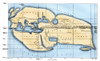 World Map: Eratosthenes. /Nworld Map Based On The Conceptions Of The Ancient Greek Geographer Eratosthenes Of Cyrene (C276-C194 B.C.), Published At London In 1874. Line Engraving, Digitally Colored By Granger, Nyc -- All Rights Reserved. Poster Print