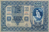 Hungary: Banknote, 1902. /N1000 Korona Banknote Issued In The Austro-Hungarian Empire By The Austrian-Hungarian Bank, With Text In Hungarian, 1902. On The Reverse Is The German-Language Version. Poster Print by Granger Collection - Item # VARGRC00915