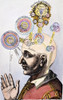 Robert Fludd (1574-1637). /Nenglish Physician And Rosicrucian. Human Mental Abilities Classified In Terms Of God And The Universe. Colored Engraving From Fludd'S 17Th Century Treatise, 'Utriusque Cosmi.' Poster Print by Granger Collection - Item # VA