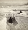 Yellowstone Park: Crater. /Nmen Sitting In The Crater Of Periodical Hot Lake And Leaf Formation In Mammoth Hot Springs On Gardiner'S River, Yellowstone National Park, Wyoming. Stereograph, C1870-1880. Poster Print by Granger Collection - Item # VARGR