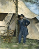 Ulysses S. Grant (1822-1885). 18Th President Of The United States. /Nas Commander Of The Union Armies At City Point, Virginia, During The Siege Of Petersburg, Virginia, During The American Civil War. Oil Over Photograph, 1864. Poster Print by Granger