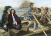 Pr_vost: Manon Lescaut, 1896. Manon Lescaut And Her Lover, Des Grieux, Are Set Ashore In Louisiana. Photogravure After The Painting By Albert Lynch, Illustrating A Scene From The Novel, 1731, By Antoine Fran�Ois Pr_Vost D'Exiles (1697-1763), 1896. Po
