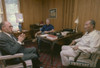 Menahem Begin Jimmy Carter And Anwar Sadat Meet During The Camp David Summit. Tension Between Begin And Sadat Was So Great Carter Resorted To Meeting With The Leaders' Advisors Who Then Dealt With Sadat And Begin. Sept 5-17 1978. - Item # VAREVCHISL0
