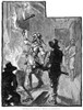 Bacon'S Rebellion, 1676. /Nrebel Leader Richard Lawrence Sets Fire To His Own House At Jamestown, Virginia, On 19 September 1676, During The Burning Of Jamestown By Supporters Of Nathaniel Bacon. Line Engraving, 19Th Century. Poster Print by Granger