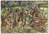 Brazil: Fishing, 1558. /Nbrazilian Natives Returning From A Fishing Expedition. Engraving From Les Singularitez De La France Antarctique, Autrement Nomme Amerique, By Andre Thevet, Printed At Paris In 1558. Poster Print by Granger Collection - Item #